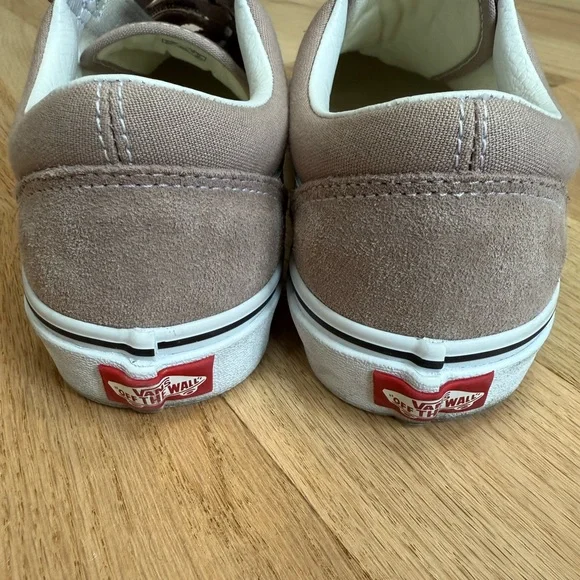 VANS Unisex Old Skool Velcro Sneakers - Mauve - Picture 4 of 7